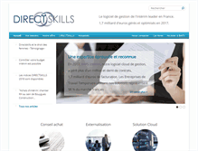 Tablet Screenshot of directskills.com